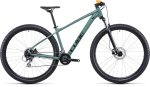 Mountainbike Cube Aim Pro 27,5 Zoll 2022, olive/orange