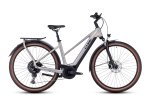 E-Bike Cube Touring Hybrid Pro 625 2024 - Trapez, pearlysilver/black