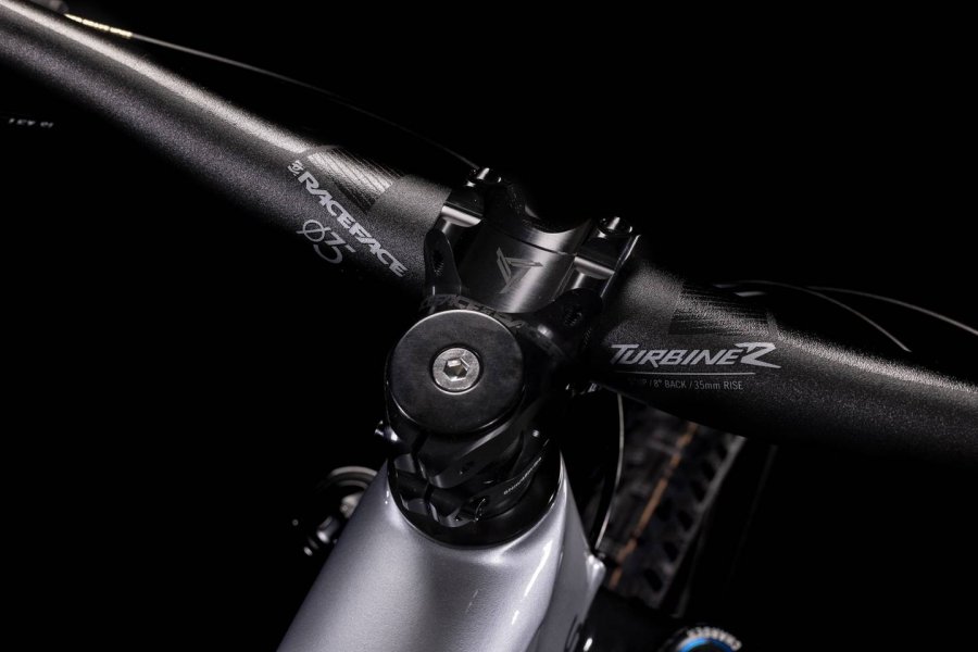 Mountainbike Cube Stereo 140 HPC SL 27,5 Zoll 2022, polarsilver/black