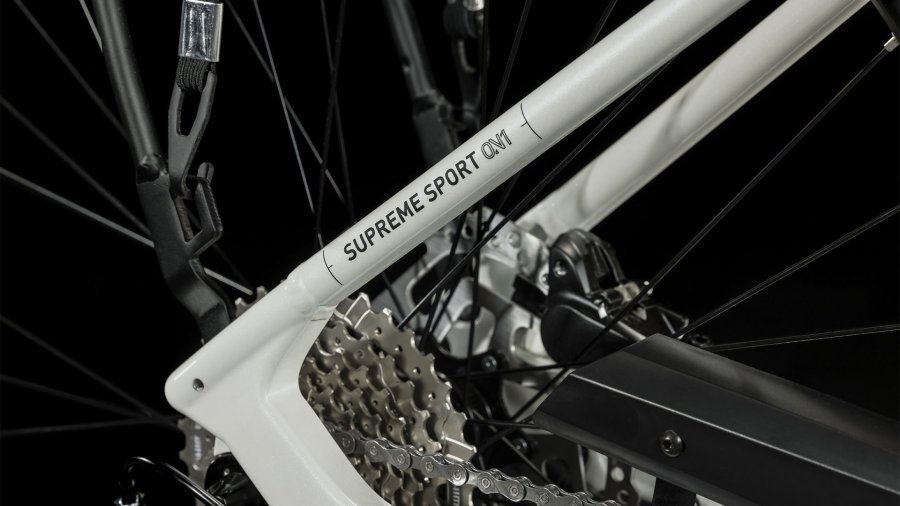 E-Bike Cube Supreme Sport Hybrid ONE 500 2023 - Easy Entry, white/black